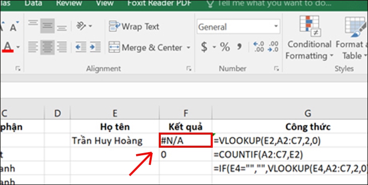 Lỗi N/A là gì? Nguyên nhân và cách khắc phục hiệu quả trong Excel