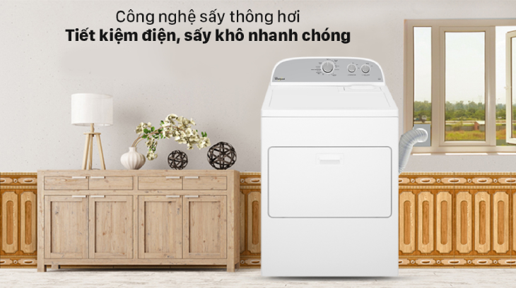 Sấy khô quần áo nhanh chóng với công nghệ sấy thông hơi