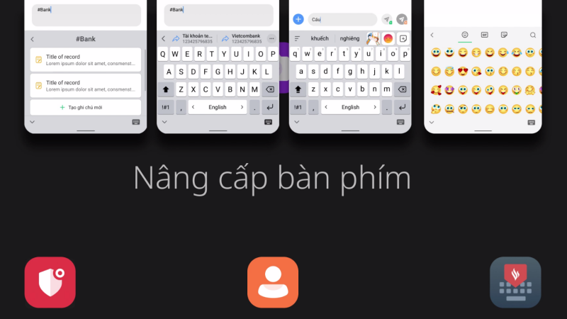 Bàn phím mới trên VOS 4.0 Bàn phím mới trên VOS 4.0