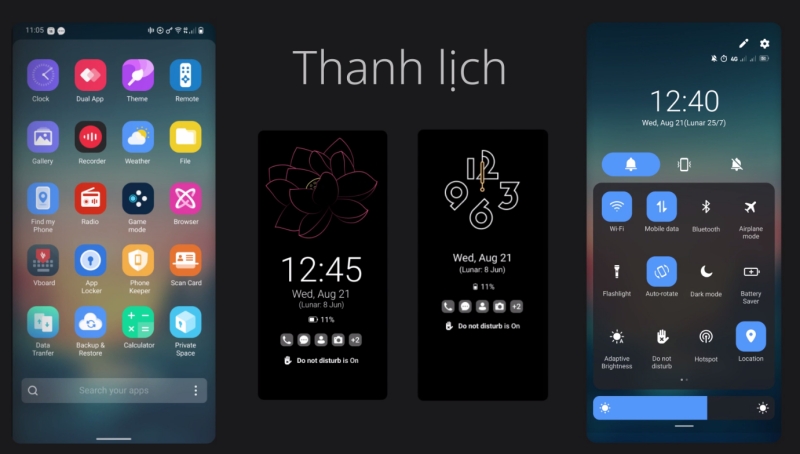 Giao diện hệ thống trên VOS 4.0 Giao diện hệ thống trên VOS 4.0