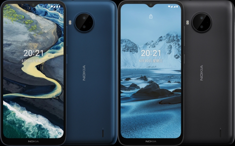 Nokia C20 Plus có hai phiên bản màu sắc