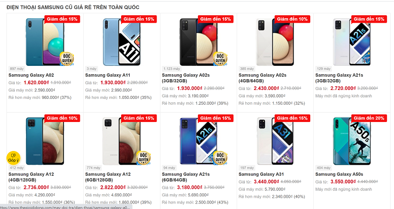 Galaxy cũ Galaxy cũ