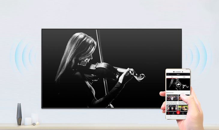 Cast âm thanh trực tiếp lên tivi 