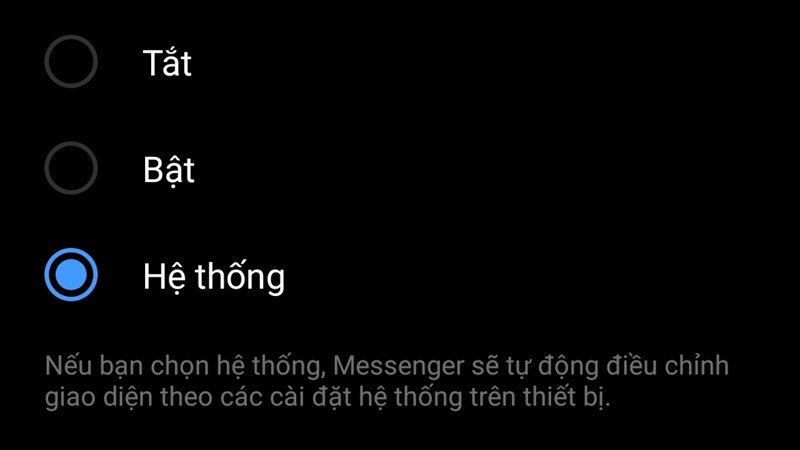 tính năng tự động bật, tắt Dark Mode