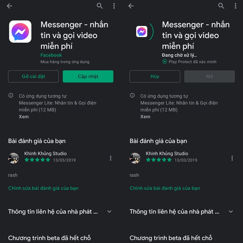 tính năng tự động bật, tắt Dark Mode