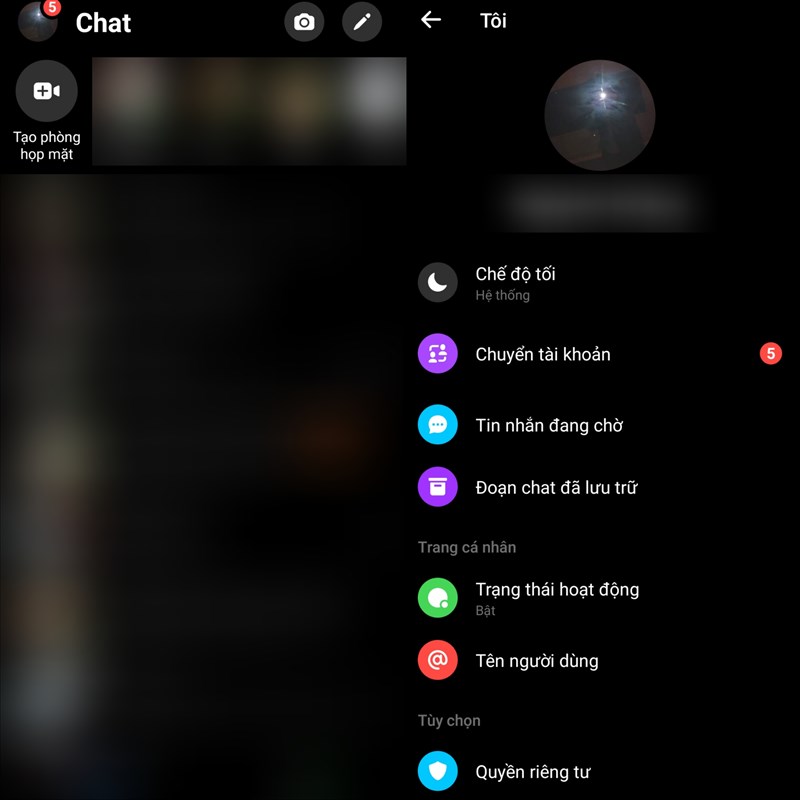 tính năng tự động bật, tắt Dark Mode