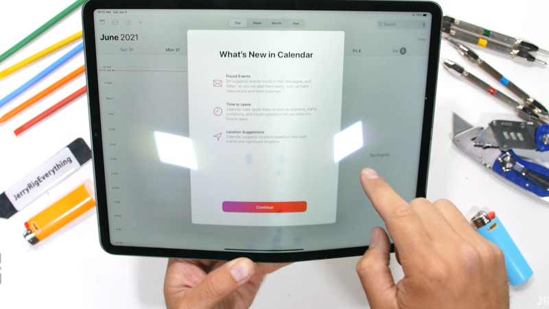 Màn iPad Pro sau tra tấn