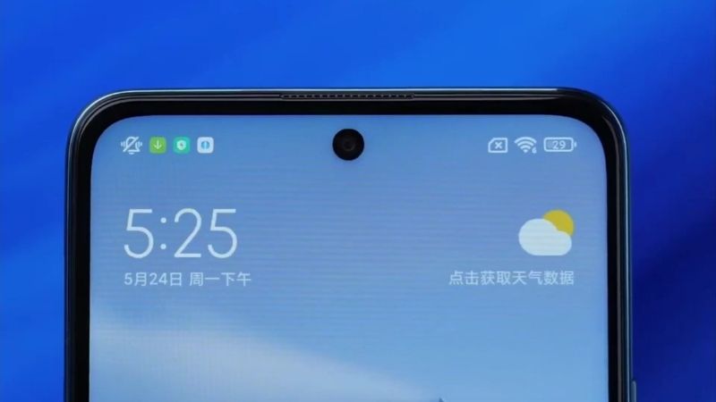 Camera trước của Redmi Note 10 Pro 5G.