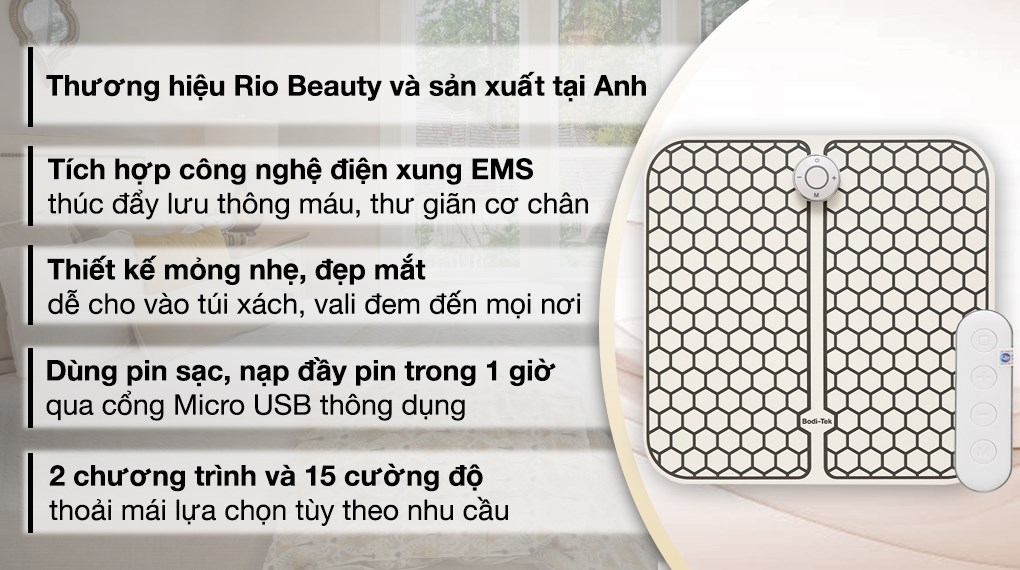 Tấm massage chân Rio CRBO4 