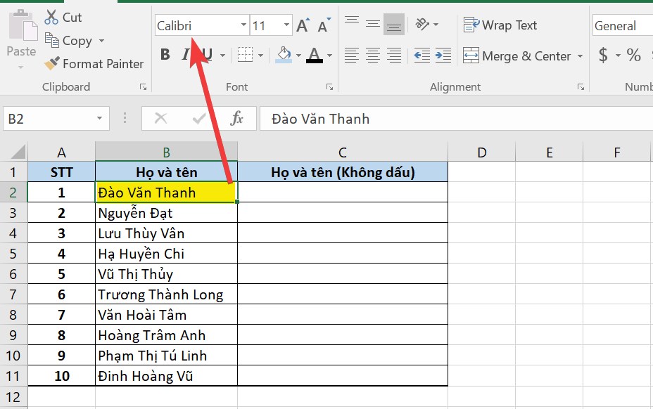 Hướng dẫn loại bỏ dấu tiếng Việt trong Excel: Có thể bạn thấy những dấu tiếng Việt trong bảng tính của bạn làm cho nó khó đọc và không trực quan. Vì vậy, tại sao không loại bỏ chúng? Việc này sẽ tạo ra một bảng tính gọn gàng và dễ đọc hơn. Hướng dẫn loại bỏ dấu tiếng Việt trong Excel là rất đơn giản và dễ thực hiện, giúp cho công việc của bạn dễ dàng và thuận tiện hơn.