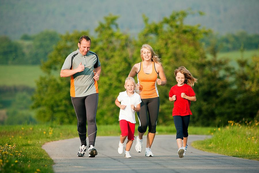 Parents should exercise and play sports with their children