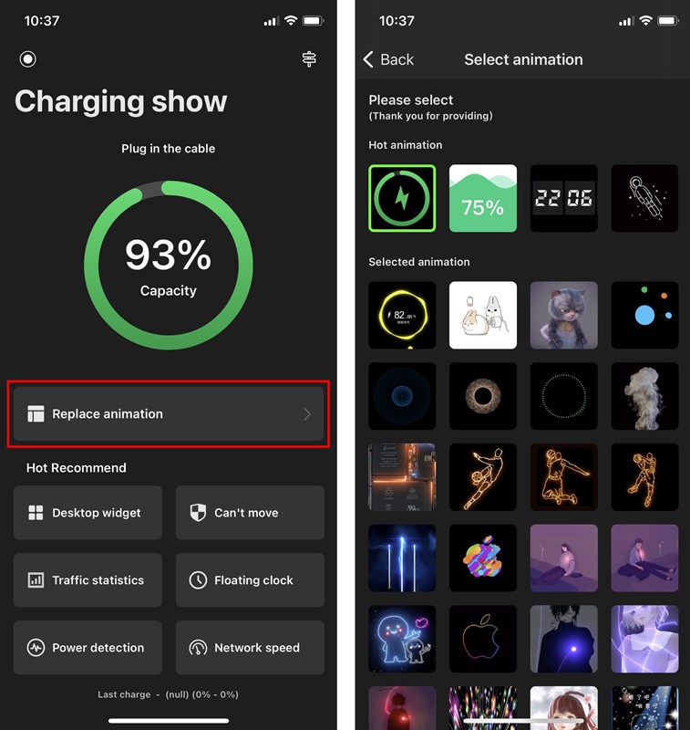 Cách Tạo Hiệu Ứng Sạc Pin Iphone Và Widget Hiện Thông Số Máy Độc Đáo