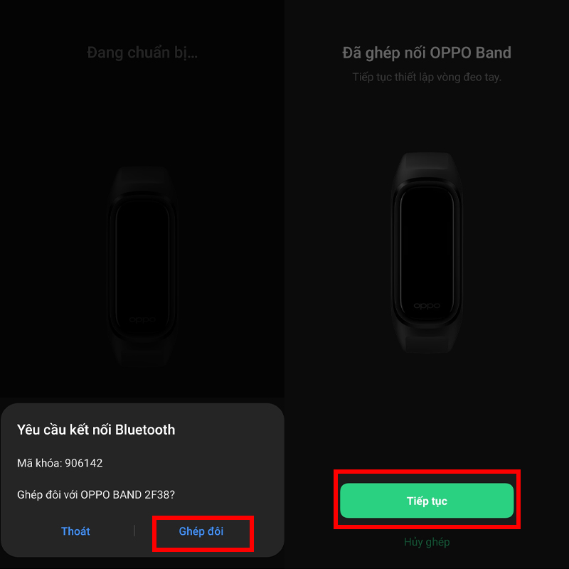 Cách kết nối Oppo Band với điện thoại