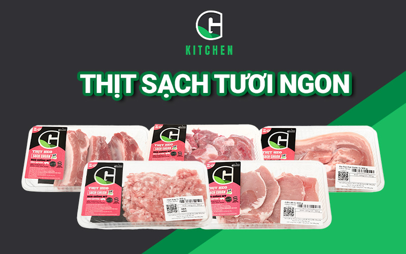 Giới thiệu Sản phẩm online thịt heo G Kitchen mới