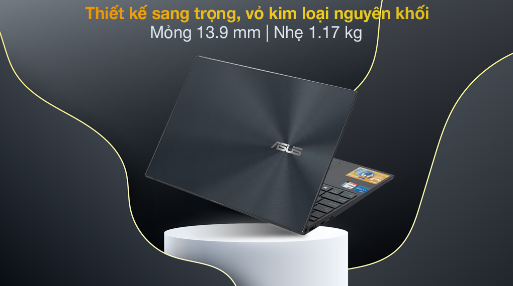 ASUS Zenbook thiết kế mỏng nhẹ