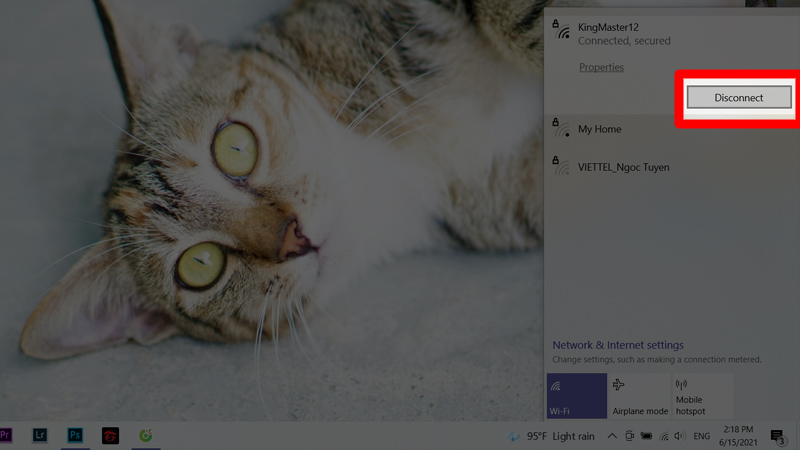 Ngắt kết nối internet Ngắt kết nối internet