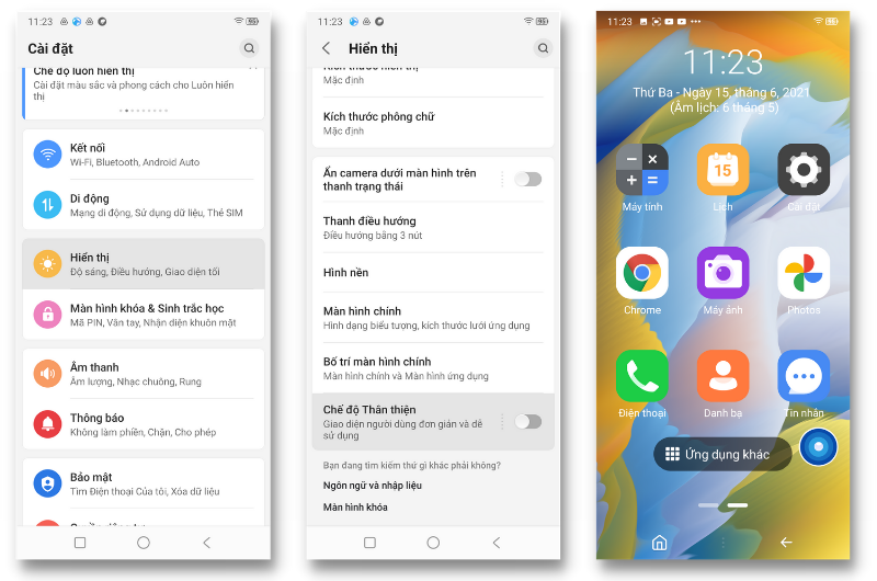 Chế độ thân thiện tích hợp trợ lý ảo tiếng Việt trên VOS 4.0. Chế độ thân thiện tích hợp trợ lý ảo tiếng Việt trên VOS 4.0.