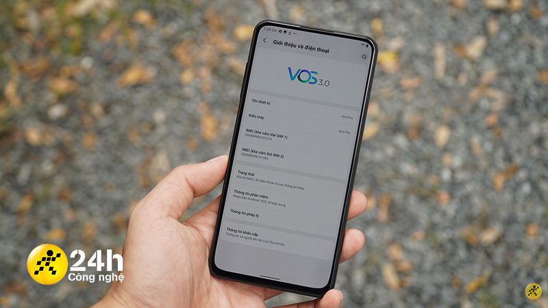 Trước khi cập nhật thì Vsmart Aris Pro của mình ở bản VOS 3.0 (dựa trên Android 10).