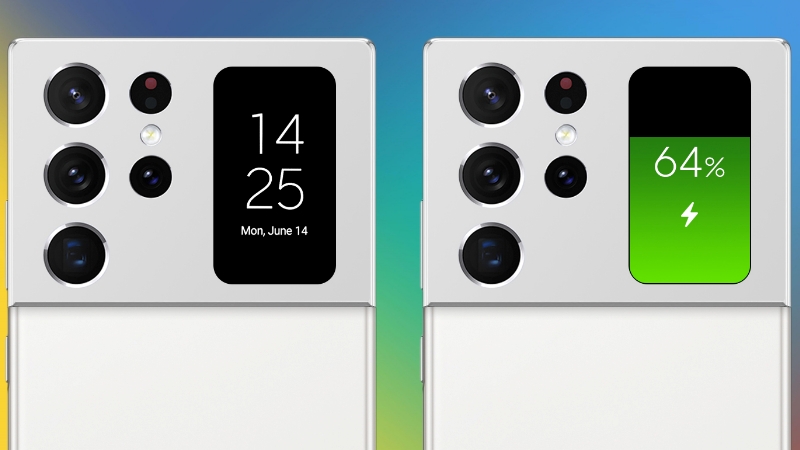 Concept Galaxy Note 21 Ultra đẹp ngất ngây: Viền siêu mỏng, camera ẩn dưới màn hình và đặc biệt có màn hình phụ đa năng