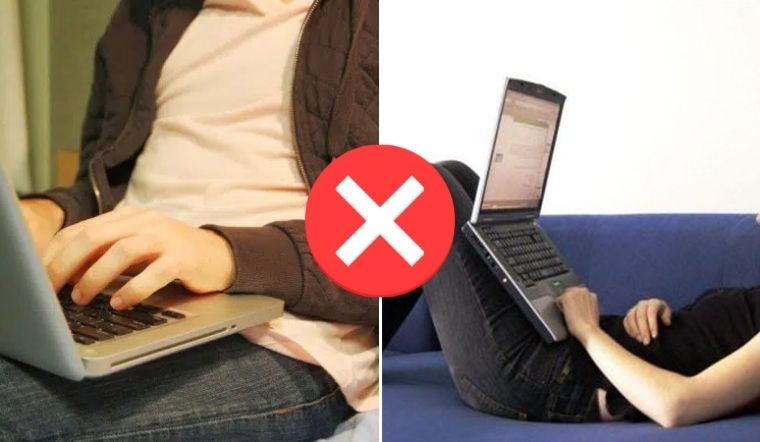 Ai cũng dùng laptop với tư thế này nhưng tác hại không ngờ