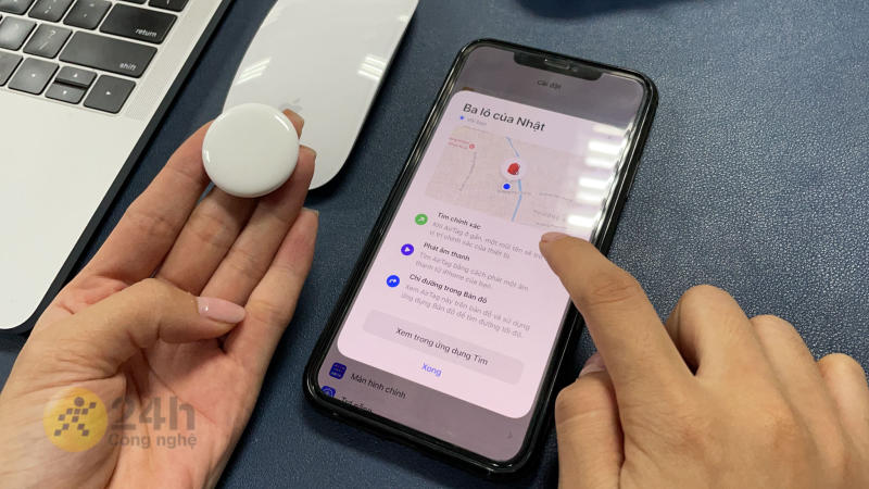 Thiết bị định vị thông minh AirTag: món đồ công nghệ dành cho iFans, định vị chính xác, bảo mật cao, giá tốt hốt về ngay