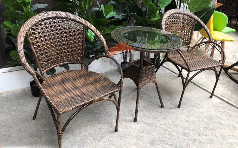 Top 10 models of durable fake rattan plastic chairs for cafes