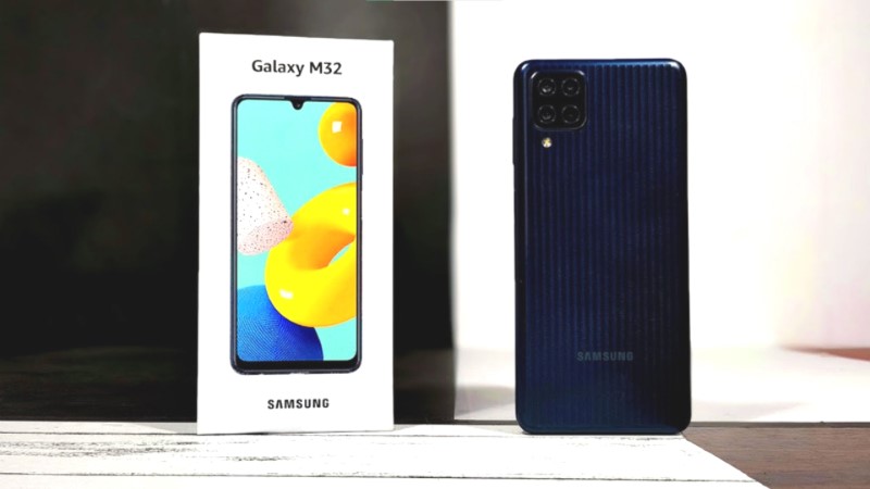 Galaxy M32 trong video đập hộp