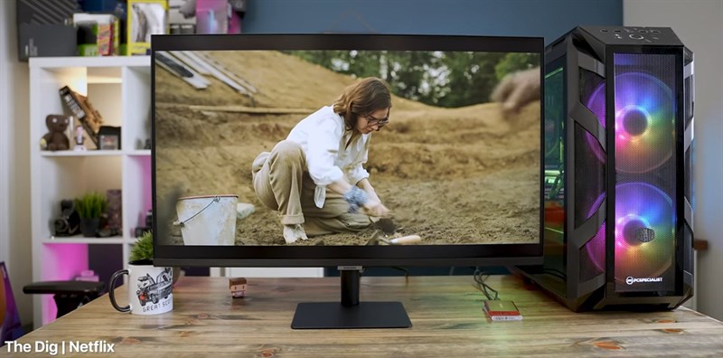 Tấm nền VA của màn hình Samsung M5 cung cấp chất lượng hình ảnh và màu sắc tốt hơn, tốc độ phản hồi 8 ms. (Nguồn: The Tech Chap).