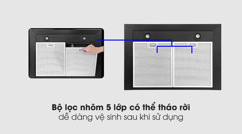 Máy hút mùi Junger của nước nào? Có tốt không? Có nên mua không? > máy hút mùi junger llafm từ chất liệu an toàn và bền bỉ, dễ dàng vệ sinh