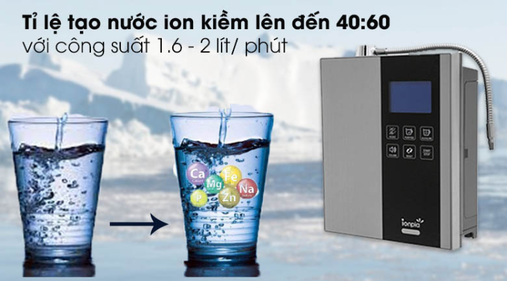 Máy lọc nước Ionpia của nước nào? Có tốt không? Có nên mua không? > Máy lọc nước ion kiềm IONPIA 5100 5 lõi 7 tấm điện cực có khả năng lọc nước tinh khiết