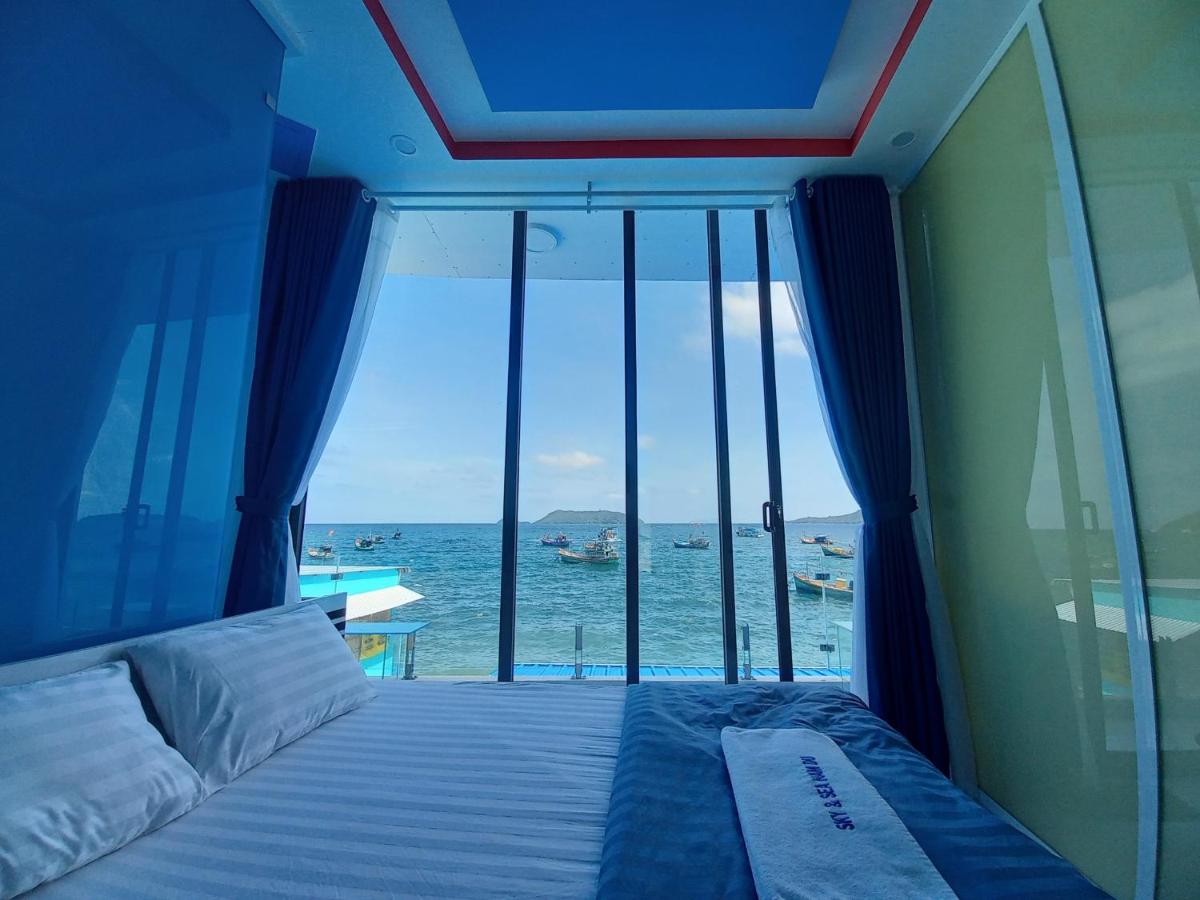 Nhà nghỉ Sky & Sea Nam Du view phòng ngủ