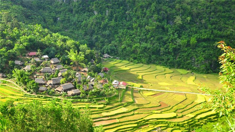 Toàn cảnh từ trên cao của Puluong Retreat 