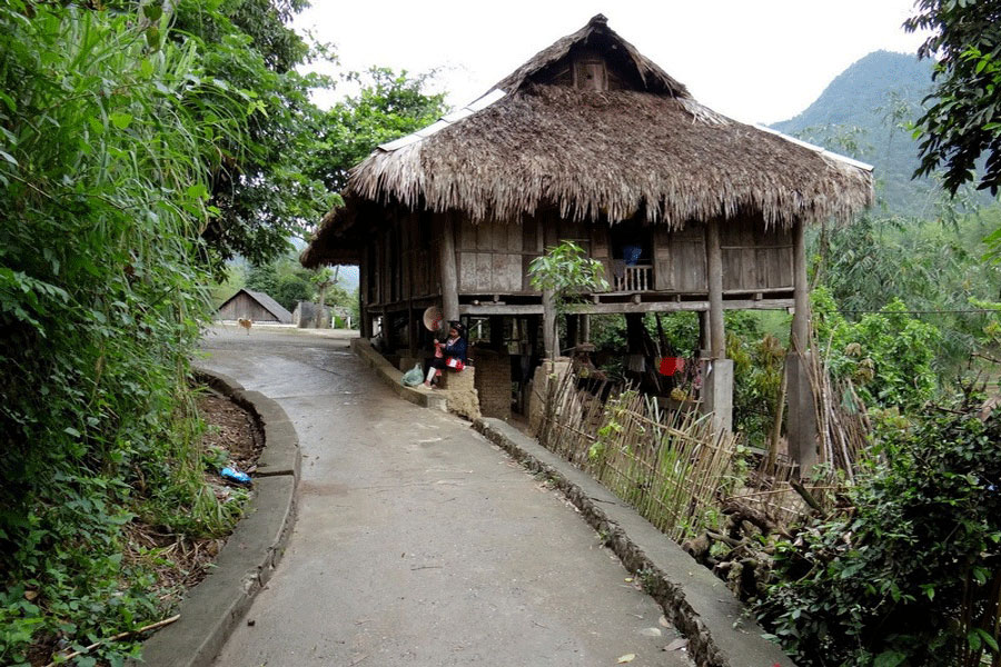 Don Village View từ bên ngoài