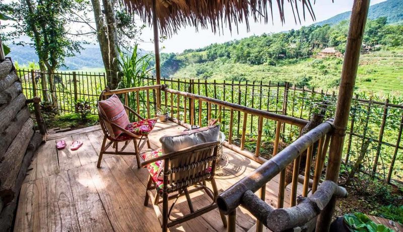 Một góc ở Homestay Thơ Hà Pù Luông