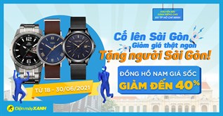 Top 8 đồng hồ nam dây da, kim loại giảm SỐC 40%, giao nhanh 1h, chỉ có tại Sài Gòn
