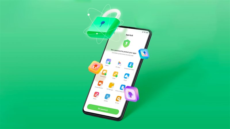 Khóa ứng dụng Xiaomi Khóa ứng dụng Xiaomi