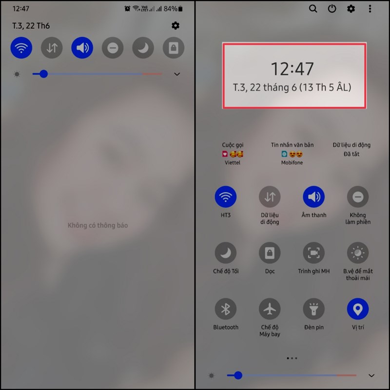 Xem lịch âm ngay trên thanh thông báo hoặc màn hình khóa Xem lịch âm ngay trên thanh thông báo hoặc màn hình khóa