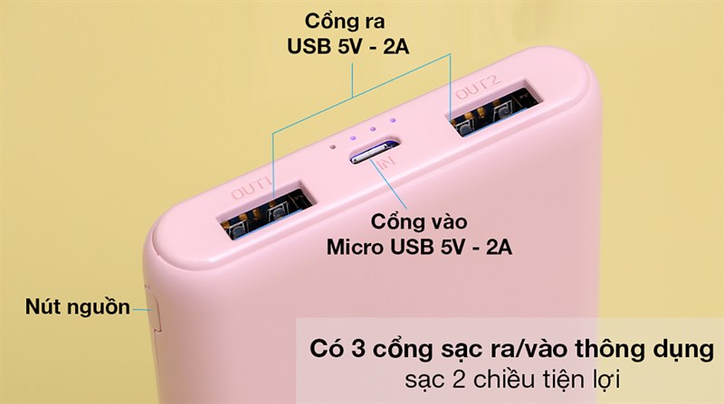 Sạc dự phòng Hydrus PJ JP196