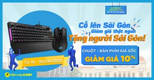 Top 8 chuột, bàn phím Gaming đồng giảm 10% tại Sài gòn, mua ngay chiến game mùa dịch