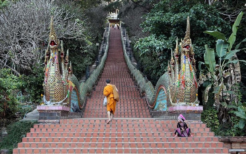 Wat Phrathat Doi Suthep(Chiang Mai) - Thái Lan