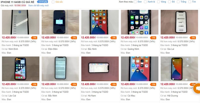 TOP 5 iPhone cũ giá rẻ nhất
