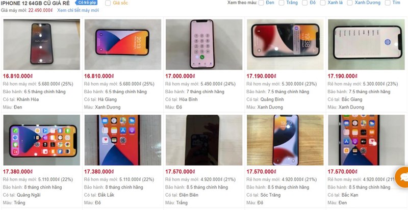 TOP 5 iPhone cũ giá rẻ nhất
