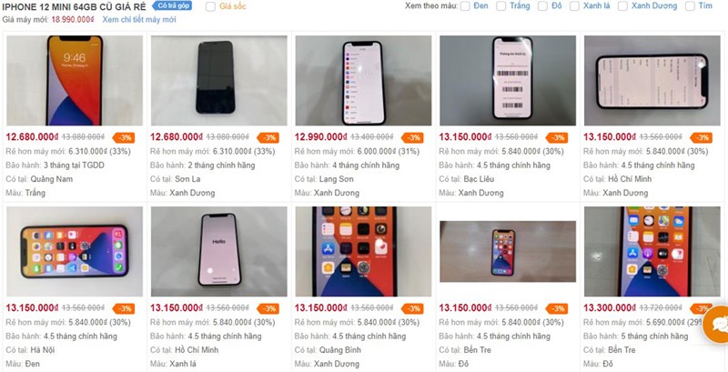 TOP 5 iPhone cũ giá rẻ nhất