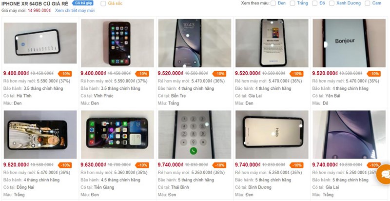 TOP 5 iPhone cũ giá rẻ nhất