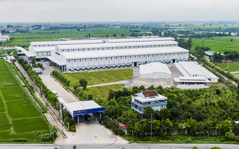 Khuôn viên của Công ty TNHH sản xuất nhựa Việt Nhật