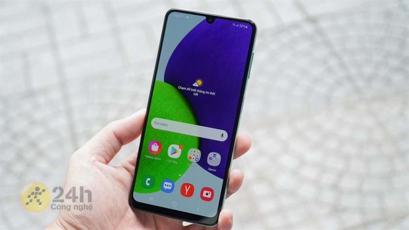 Trên tay Galaxy A22