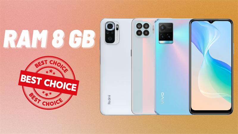 TOP 5 điện thoại RAM 8GB