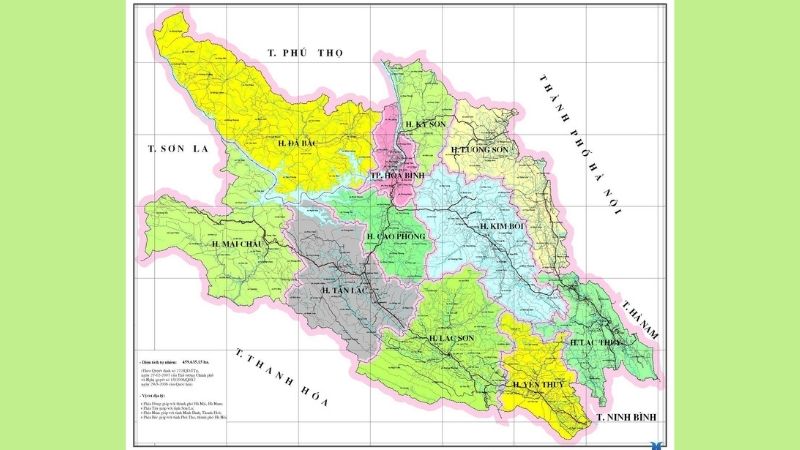 Bản đồ du lịch Hòa Bình