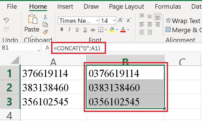 Cách Thêm Số 0 Vào Đầu Giá Trị Trong Excel Cực Đơn Giản