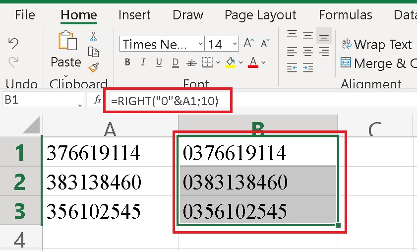 Cách Thêm Số 0 Vào Đầu Giá Trị Trong Excel Cực Đơn Giản